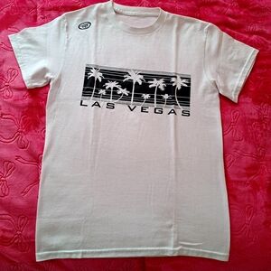 Las Vegas Graphic White T-Shirt